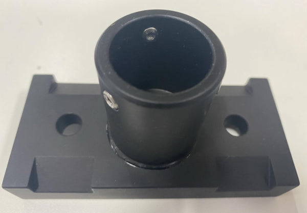 B2 Anodized Black Aluminum Plate