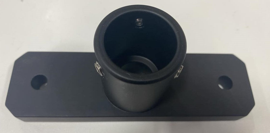 B5 Anodized Black Aluminum Plate