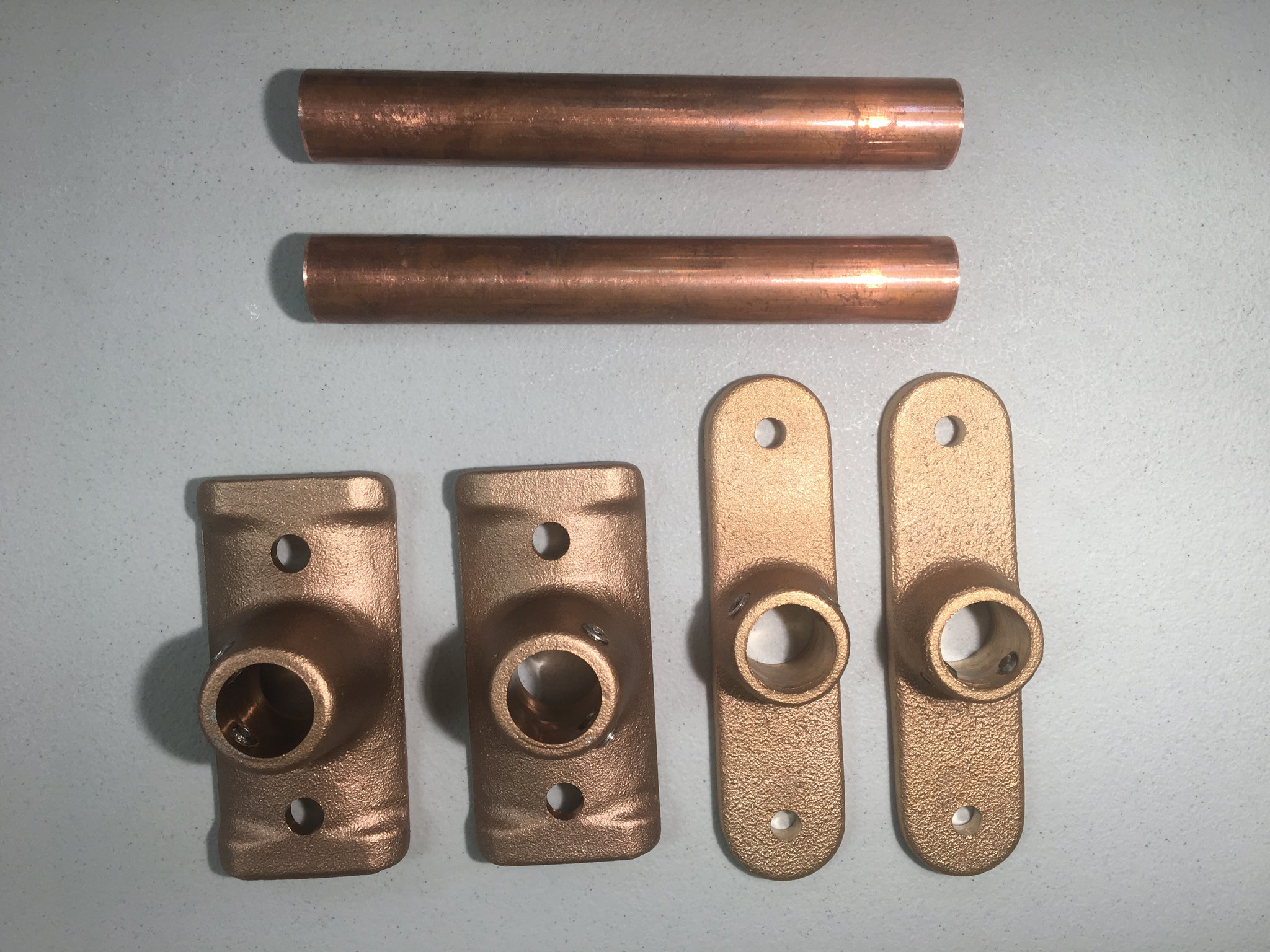 BB25 Brass plates+spacers - Marine antenna