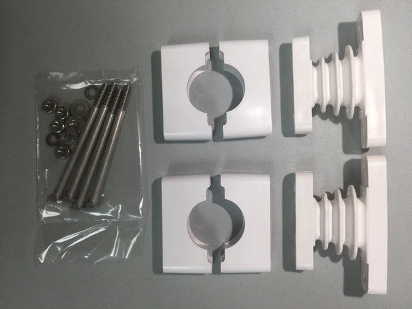 M75 - 1-1/2" dia. Split Mounts with Extensions - Marine Antenna 